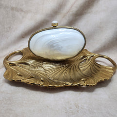 Big Mother of Pearl Shell Clutch