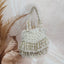 Falling Pearl and Crystal Clasp Bag