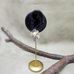 Waves of Sun Pearl Studs