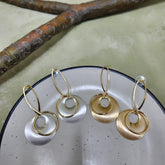 Lightweight Double Ring Danglers
