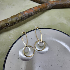 Lightweight Double Ring Danglers