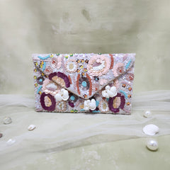 Floral Sea Shell Bag