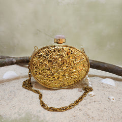 MINI ABALONE CLUTCH – White