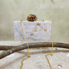 The Lotus Bee MOP Clutch
