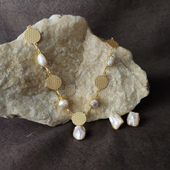 Disc Mop Necklace Set