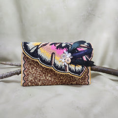 Personalized Evil Eye Feather Bag