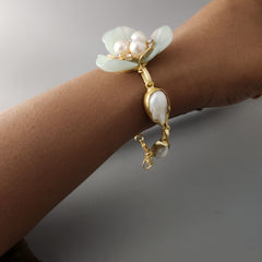 Flower Bracelet - Mint