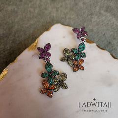 Multi Colour Flower Dangler