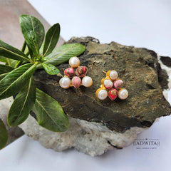 Mini Pearl and Stone Triangles