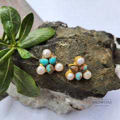 Mini Pearl and Stone Triangles