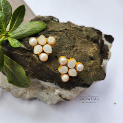 Mini Pearl and Stone Triangles