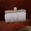 Paksh Clutch - Ivory white