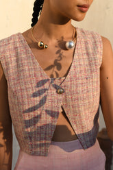 Pearl Gold Ball Neckpiece