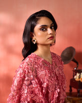 Pink Quartz Zirconia Hollow Studs