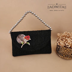Rose Moon Flap Bag