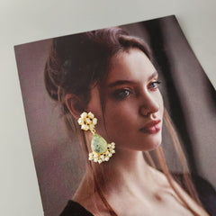 Pearl Cluster with Green Aventurine