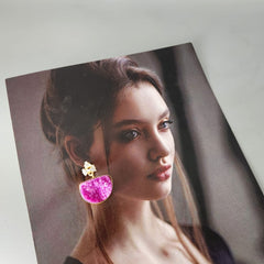 Zirconia Trio with Hanging Druzy