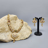 Meena Kundan Work Necklace