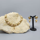 Meena Kundan Work Necklace