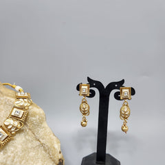 Meena Kundan Work Necklace