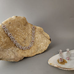 Pink Zirconia Necklace