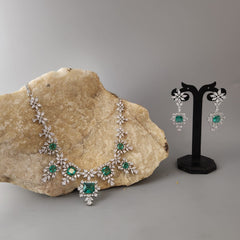 Emerald Zirconia Necklace