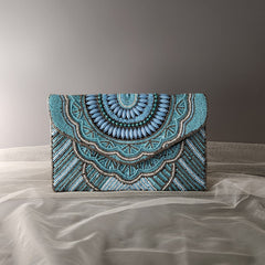 Firoza Bead Flap Bag