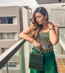 Delsey Bag in Shades of Green