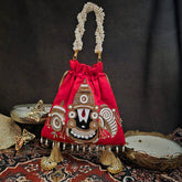Tirupati potli bag in red