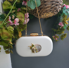 Moon fairy clutch bag