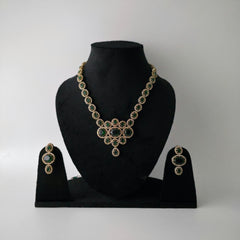 Emerald Polki Necklace