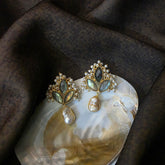 Tri labradorite pearl chip Droplet