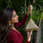 Pyramid gold crystal bag