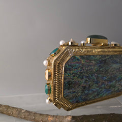 Reem clutch bag
