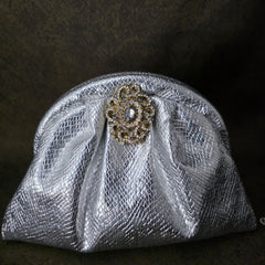 Victorian pouchette - silver
