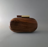 Wooden capsule cylindrical knob