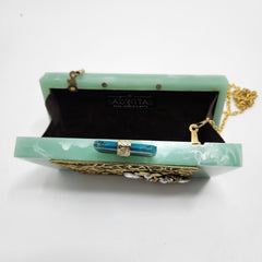 Jaal with floral bunch bag