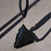 Pyramid bag in black