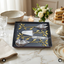 Leaf branch serving cutlery set of 4