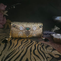 Arwa bag in antique gold