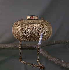 Crystal Bag With Hint Of Emerald