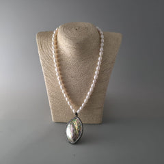 Mini Abalone Shell Necklace