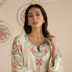 Pearl Zirconia Studs With Hint Of Mini Pearls