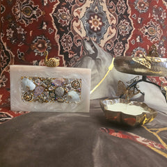 The Swan Mosaic Clutch