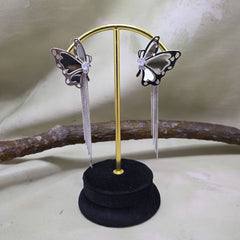 Butterfly dangler in silver