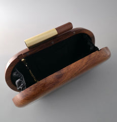 Wooden capsule cylindrical knob