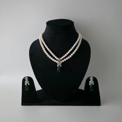 Pearl Emerald Necklace