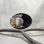 Shell saga bag in black with shell embellishments