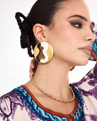 Enamel big size studs