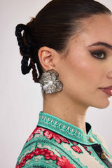 Lightweight 3d Rose studs